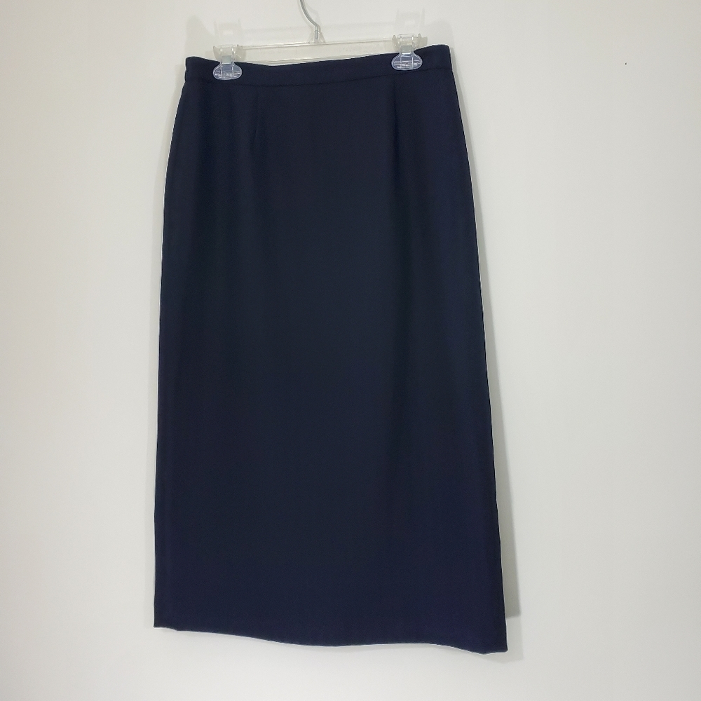 Sag Harbor Navy Skirt, Size 12